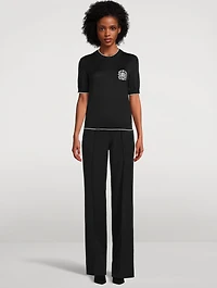 Balmain Emblème-Embroidered Sweater