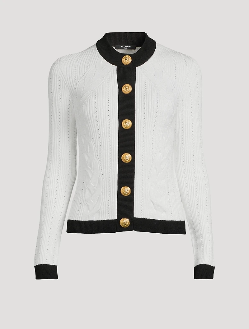 Pointelle Cardigan