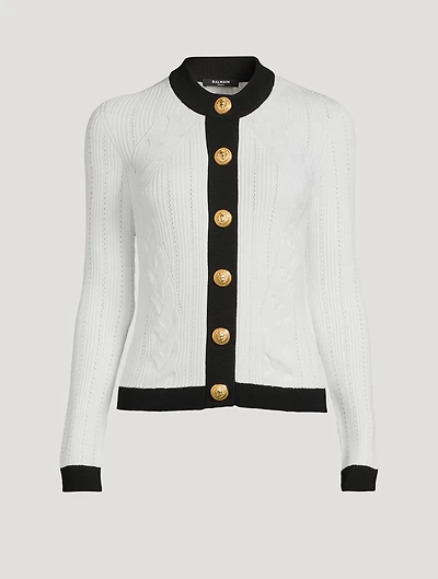 Pointelle Cardigan