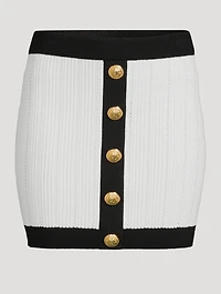 Pointelle Mini Skirt