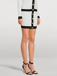 Pointelle Mini Skirt