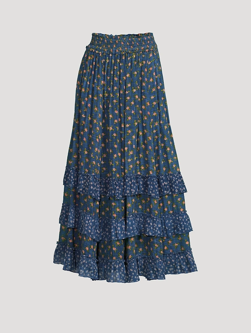 Brynn Maxi Skirt Floral Print