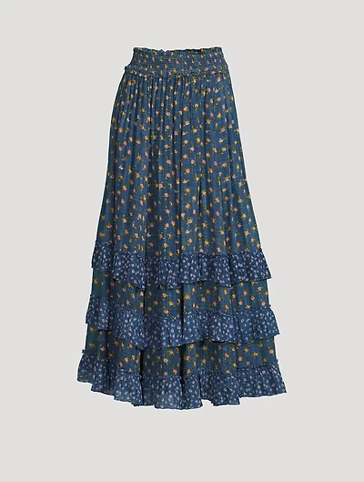 Brynn Maxi Skirt Floral Print