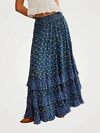 Brynn Maxi Skirt Floral Print