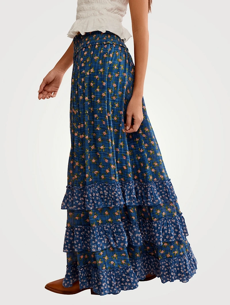 Brynn Maxi Skirt Floral Print