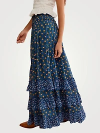 Brynn Maxi Skirt Floral Print