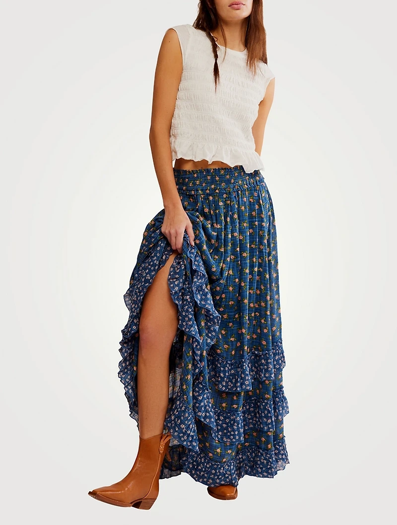 Brynn Maxi Skirt Floral Print