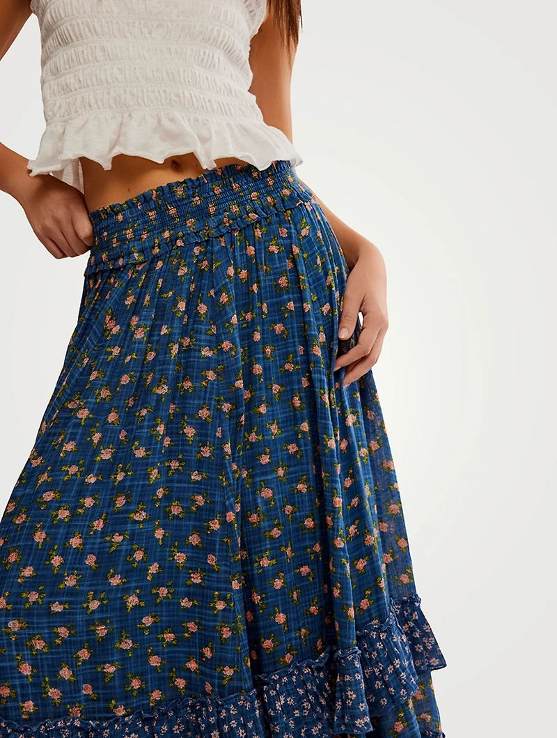Brynn Maxi Skirt Floral Print