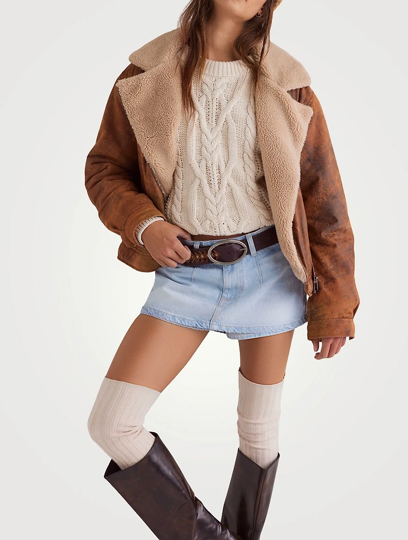 Gallivanting Denim Skort