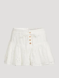 Roselle Eyelet Mini Skirt