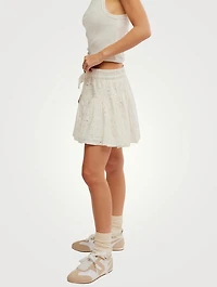 Roselle Eyelet Mini Skirt