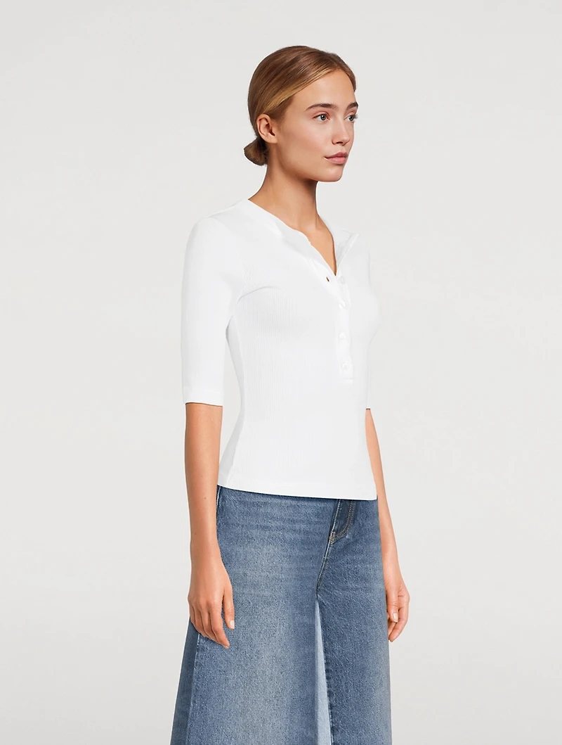 Nali Ribbed Henley