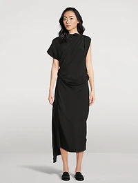 Hallie Draped Midi Dress
