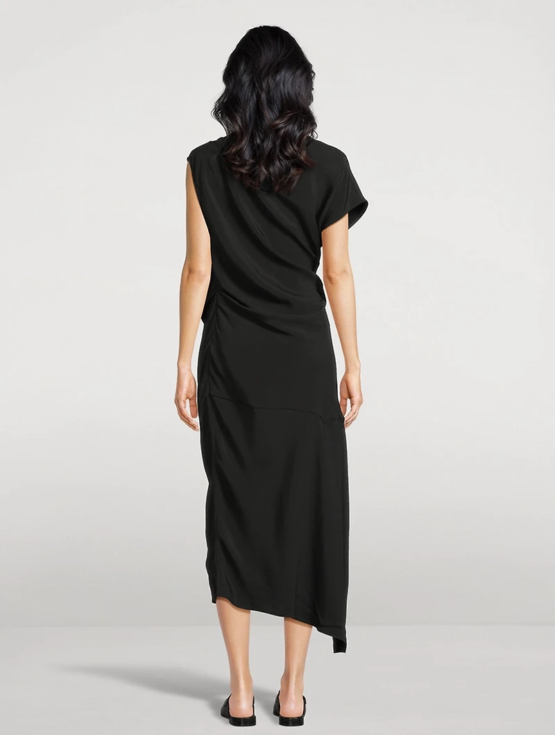 Hallie Draped Midi Dress