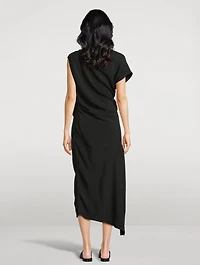 Hallie Draped Midi Dress