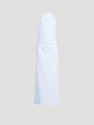 Devyn Asymmetric Crêpe Dress