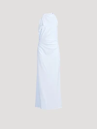 Devyn Asymmetric Crêpe Dress