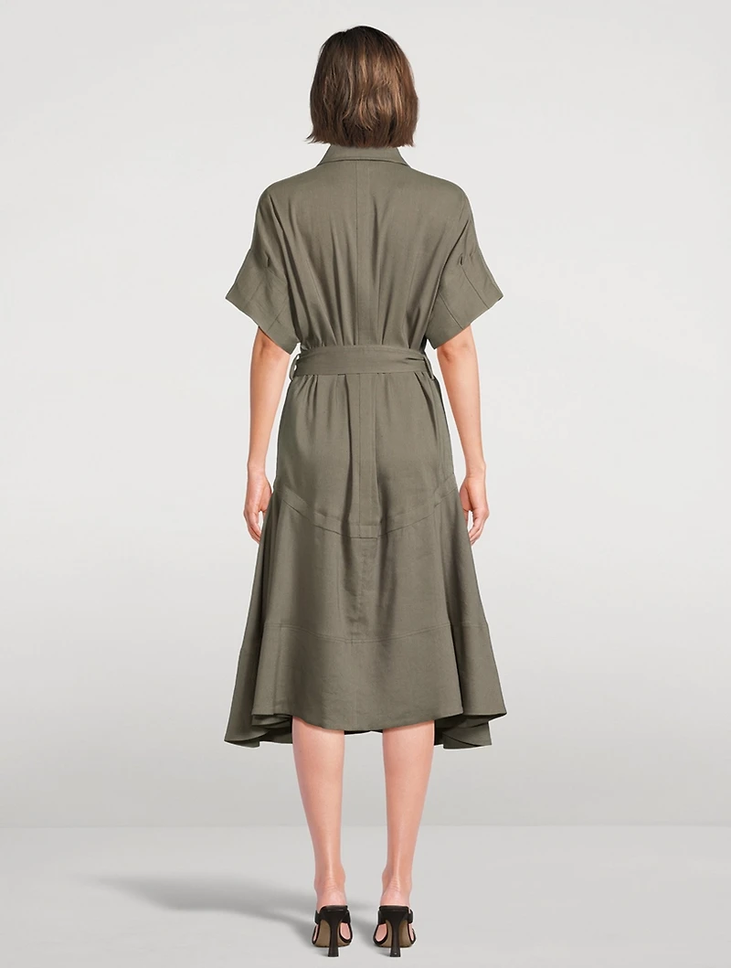 Scottie Belted Shirt Dress