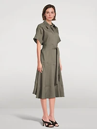 Scottie Belted Shirt Dress