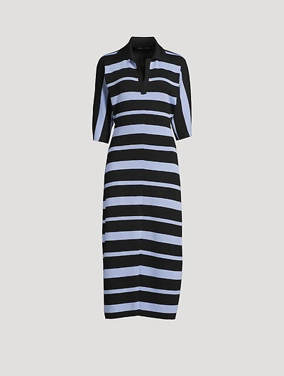 Solana Merino Silk Polo Dress