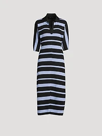 Solana Merino Silk Polo Dress
