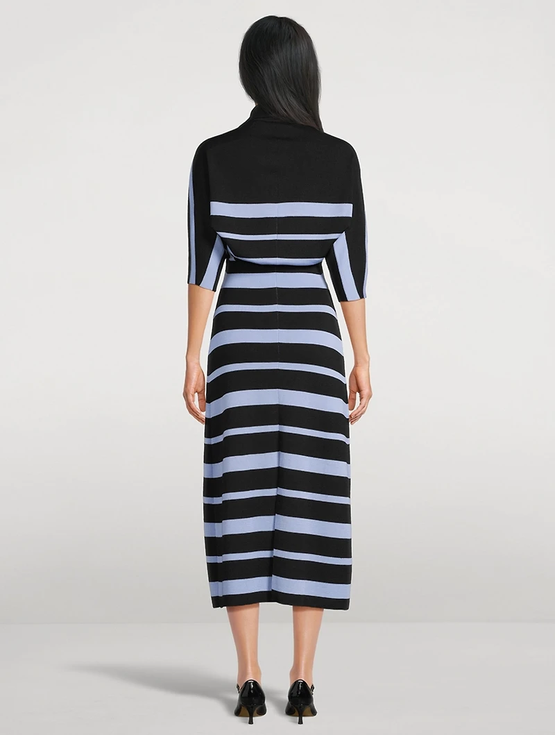 Solana Merino Silk Polo Dress