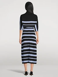 Solana Merino Silk Polo Dress