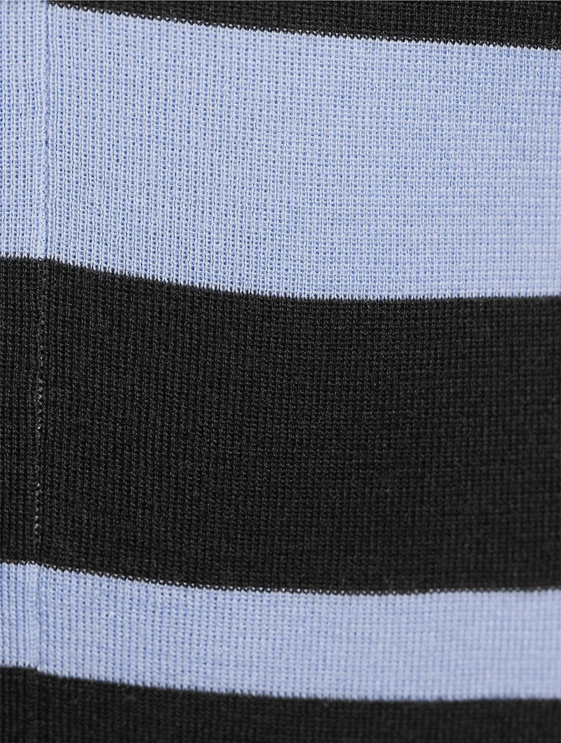 Solana Merino Silk Polo Dress