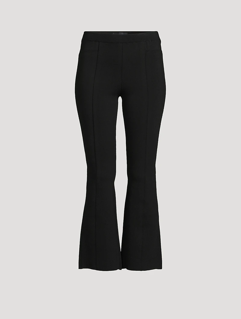 Shaila Kick-Flare Knit Trousers
