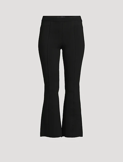 Shaila Kick-Flare Knit Trousers