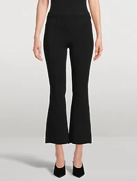 Shaila Kick-Flare Knit Trousers