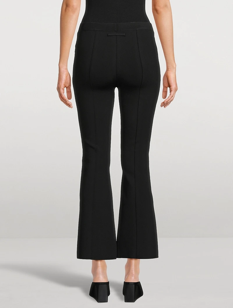 Shaila Kick-Flare Knit Trousers