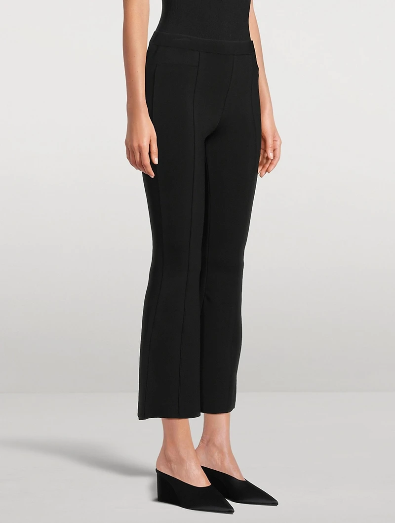 Shaila Kick-Flare Knit Trousers
