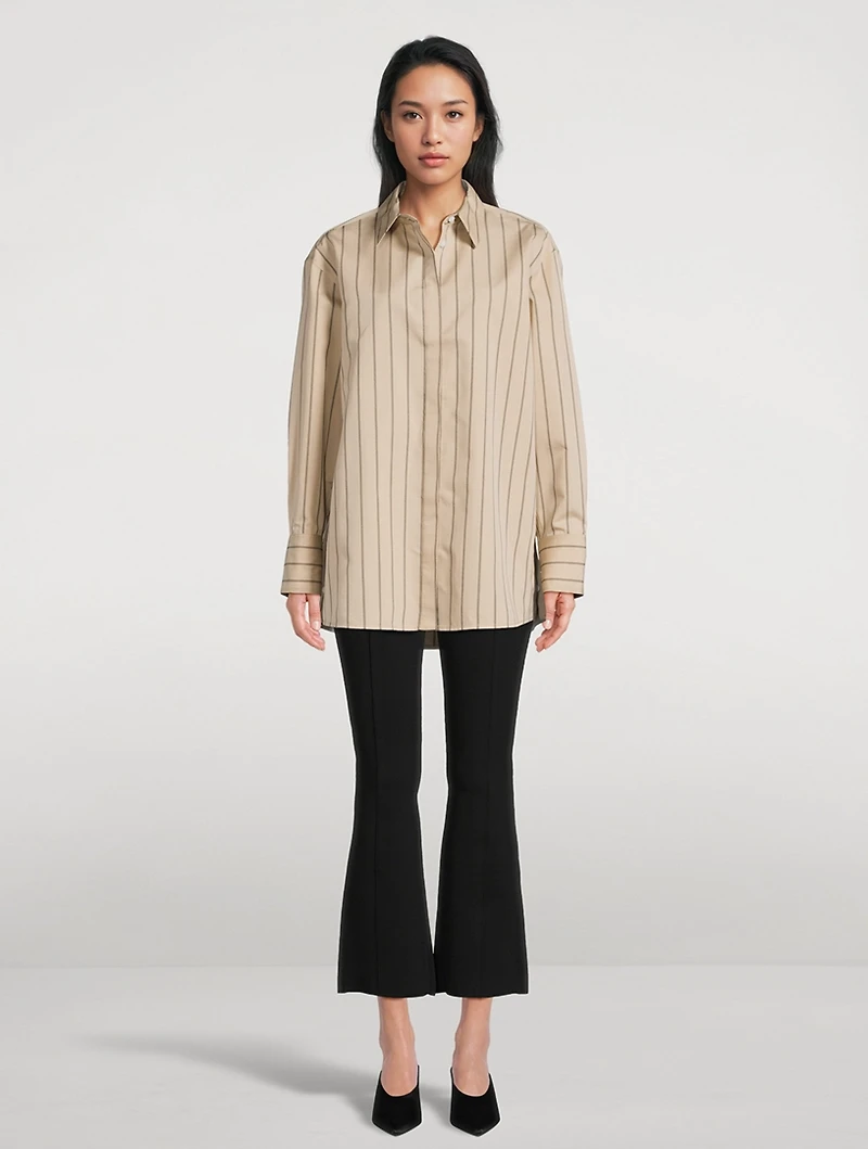 Shaila Kick-Flare Knit Trousers