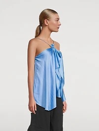Satin Halter Top