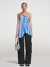 Satin Halter Top