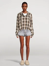 Trompe L'œil Bubble-Hem Shorts