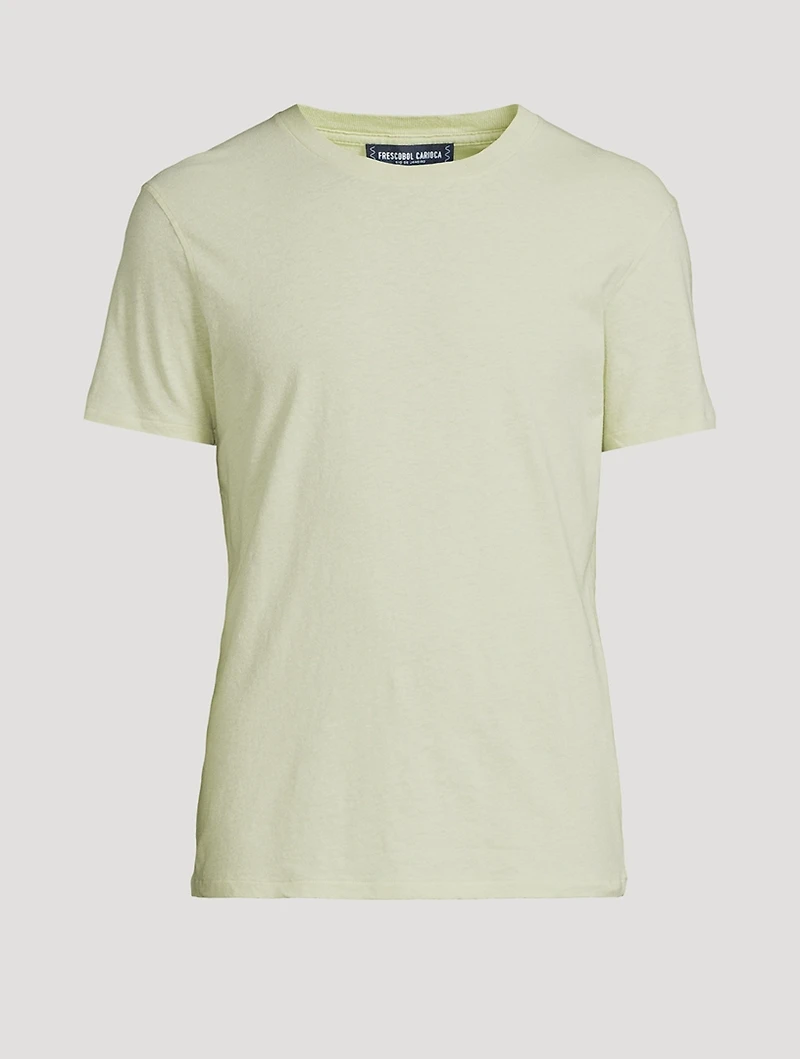 Lucio Cotton And Linen T-Shirt