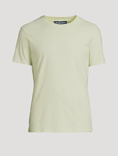 Lucio Cotton And Linen T-Shirt