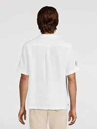 Alves Linen Embroidered Camp Shirt