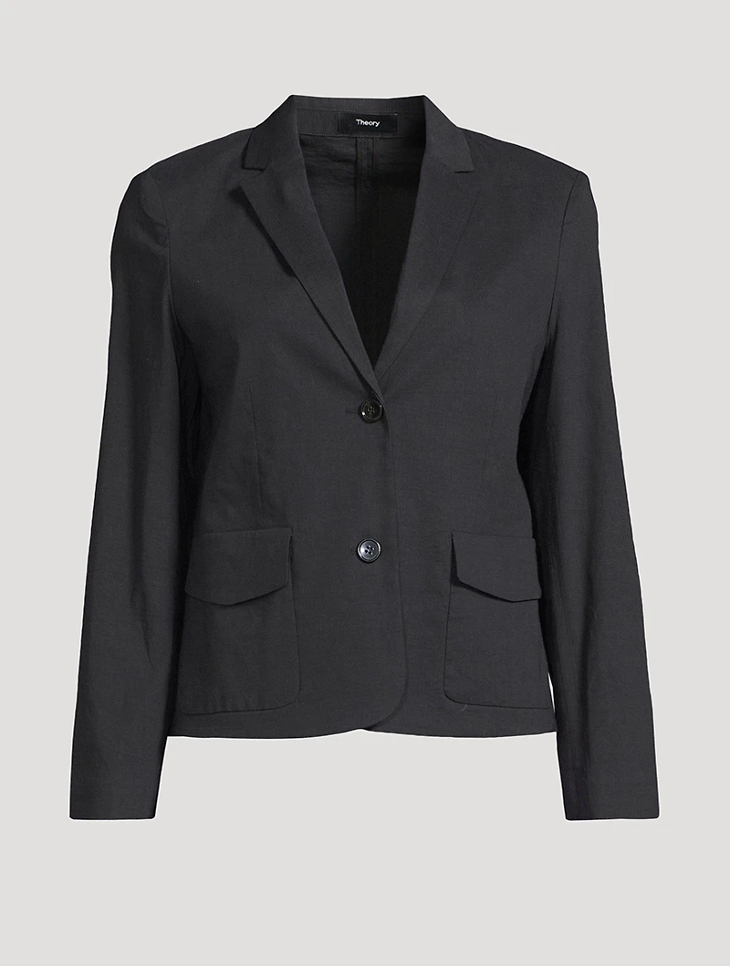 Good Linen Shrunken Blazer