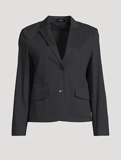 Good Linen Shrunken Blazer