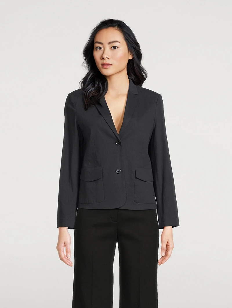 Good Linen Shrunken Blazer