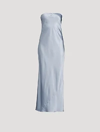 Oren Strapless Silk Gown