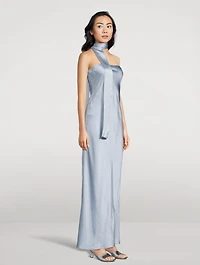 Oren Strapless Silk Gown