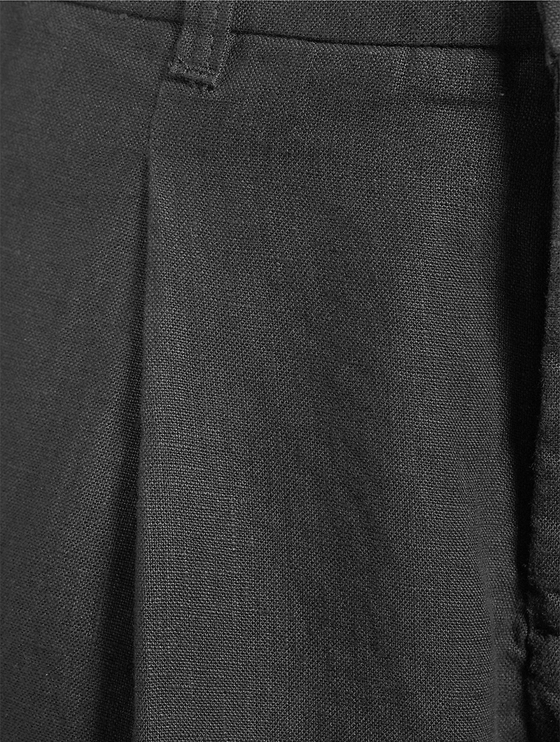 Hepburn Linen Bermuda Shorts