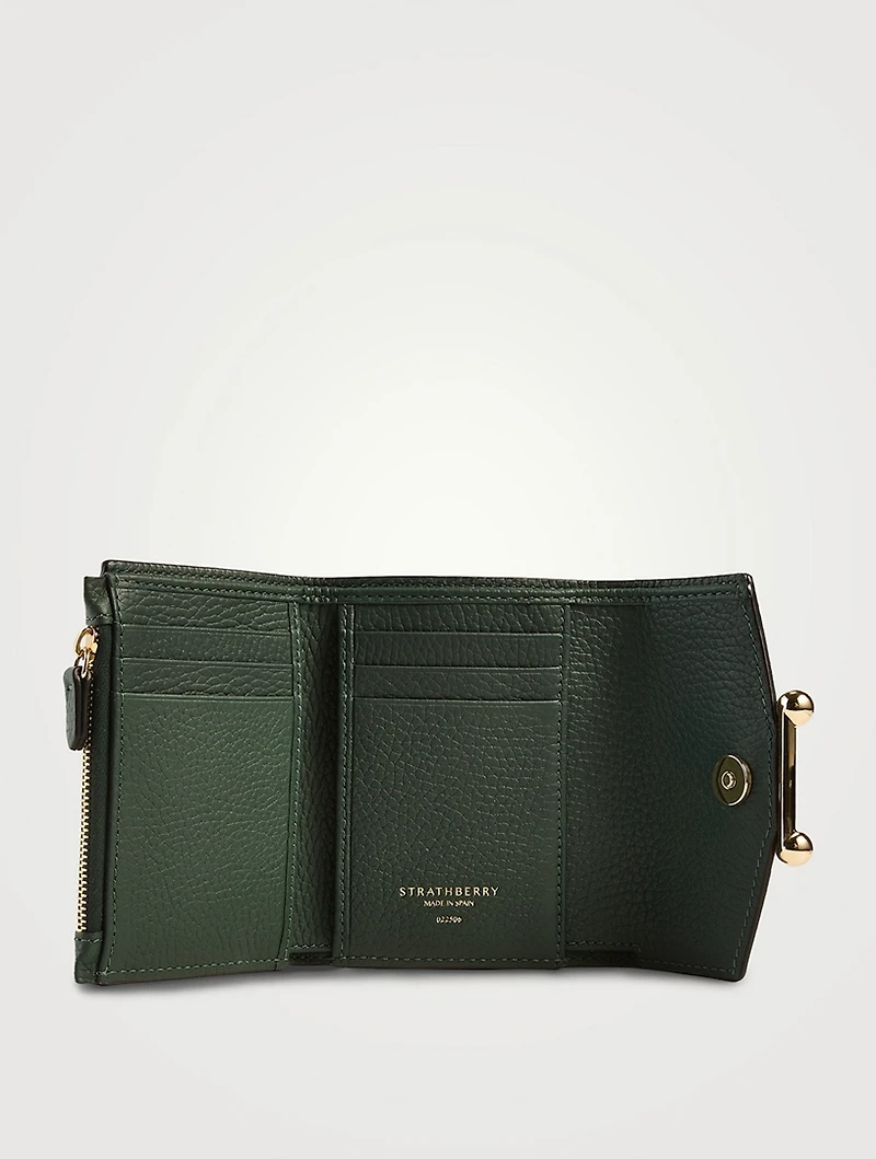 Mosaic Leather Trifold Wallet