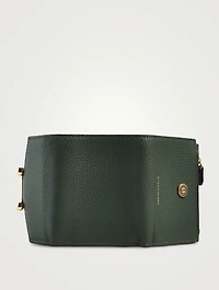 Mosaic Leather Trifold Wallet