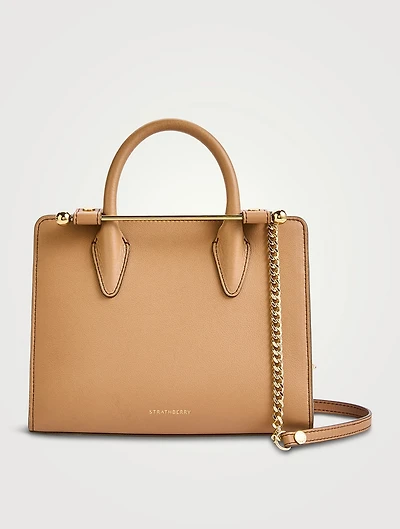 Mini Leather Tote Bag