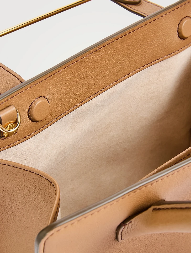 Mini Leather Tote Bag